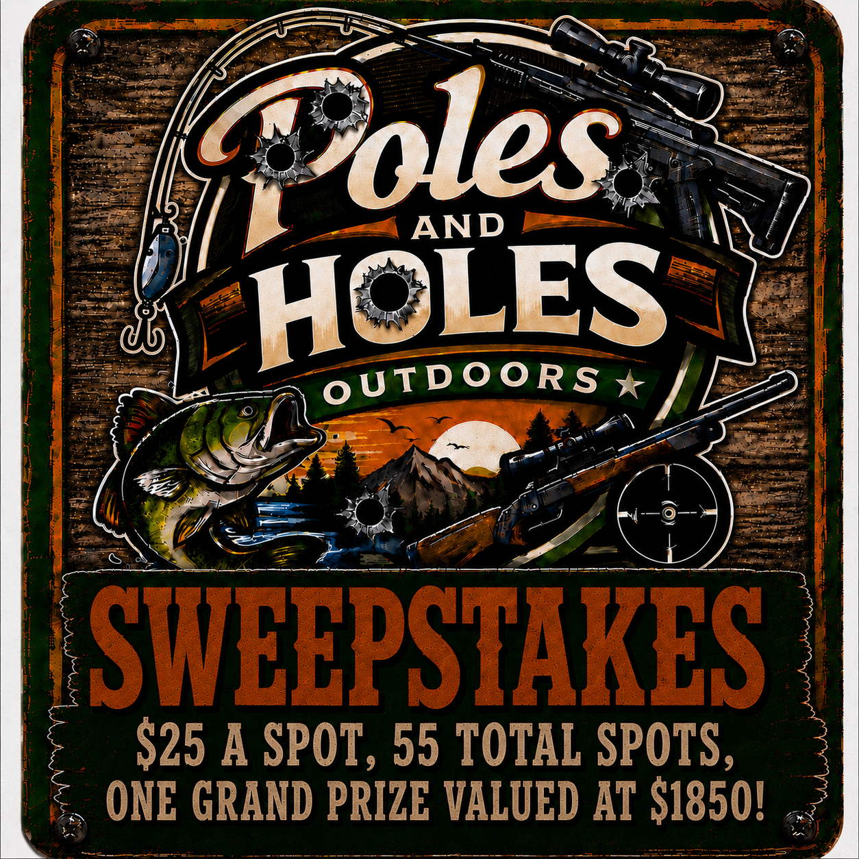 Sweepstakes gift card  55 spots only