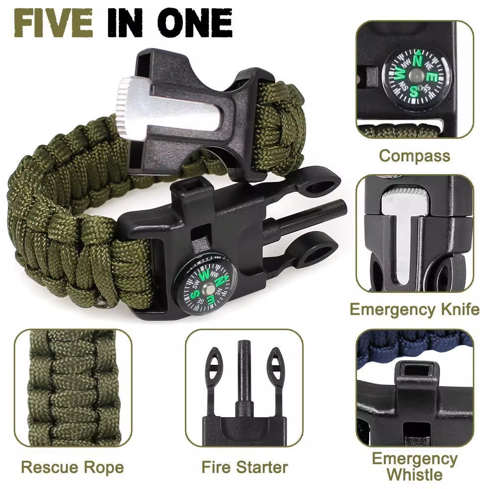 Parachute Cord Survival Bracelet