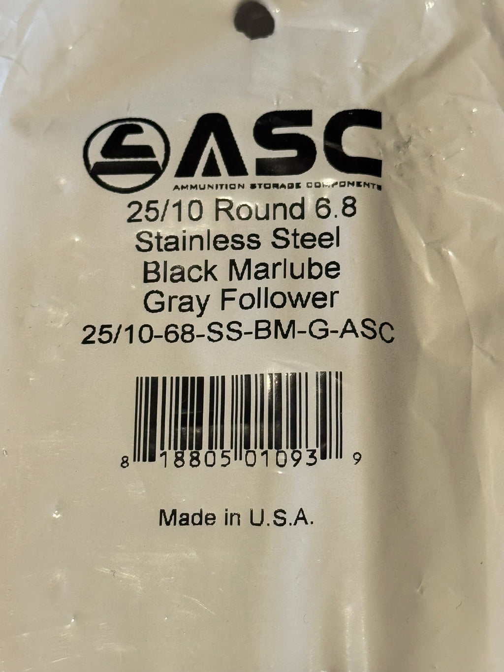 ASC 25/10 Rnd 6.8 mag